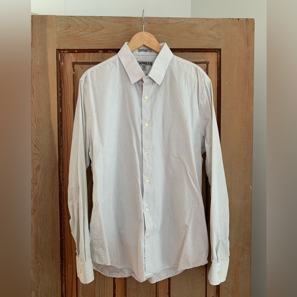 bundle of 4 | Men's Fitted Classic Dress Shirts | sz XL | EUC - Picture 10 of 14